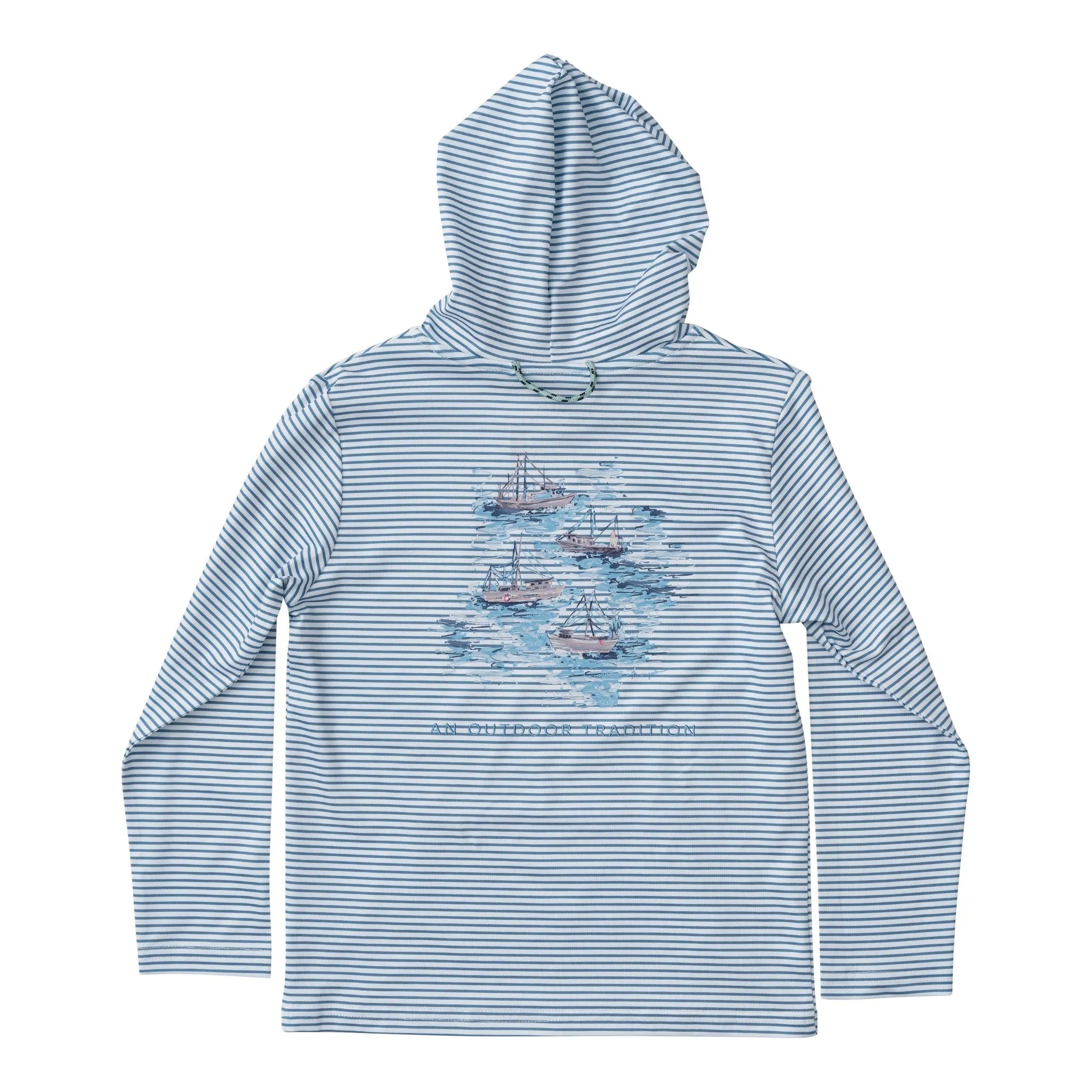 Pro Performance Hoodie Fishing Tee Sailboats Art