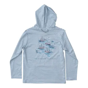 Pro Performance Hoodie Fishing Tee Sailboats Art