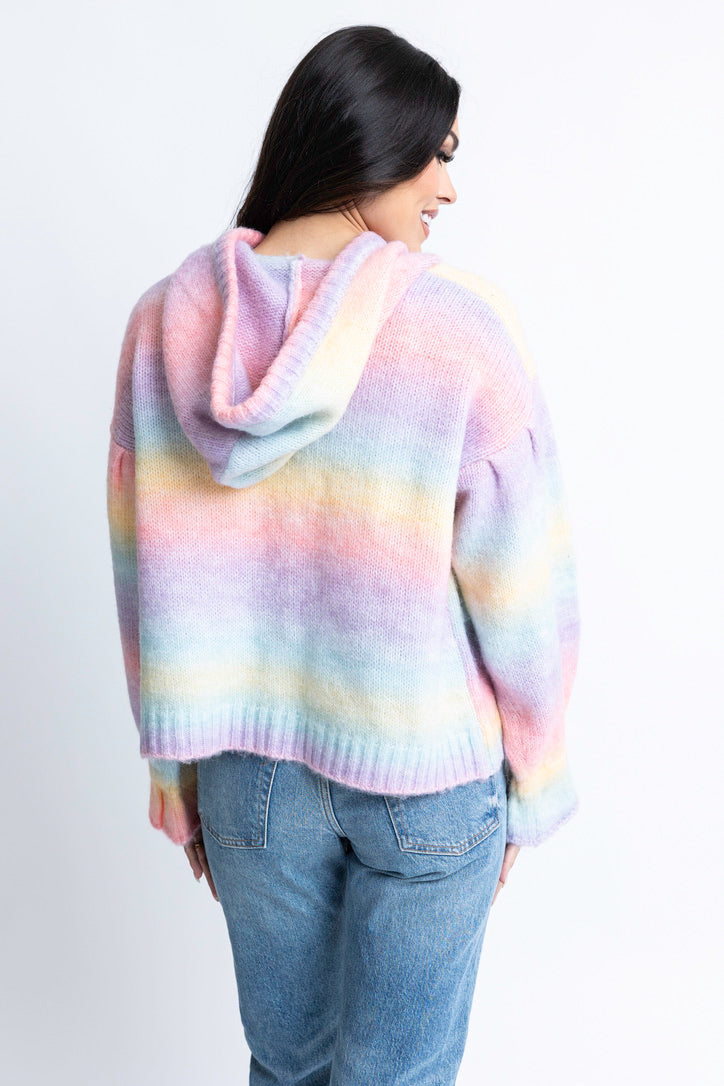 Rainbow Pastel Hoodie Sweater