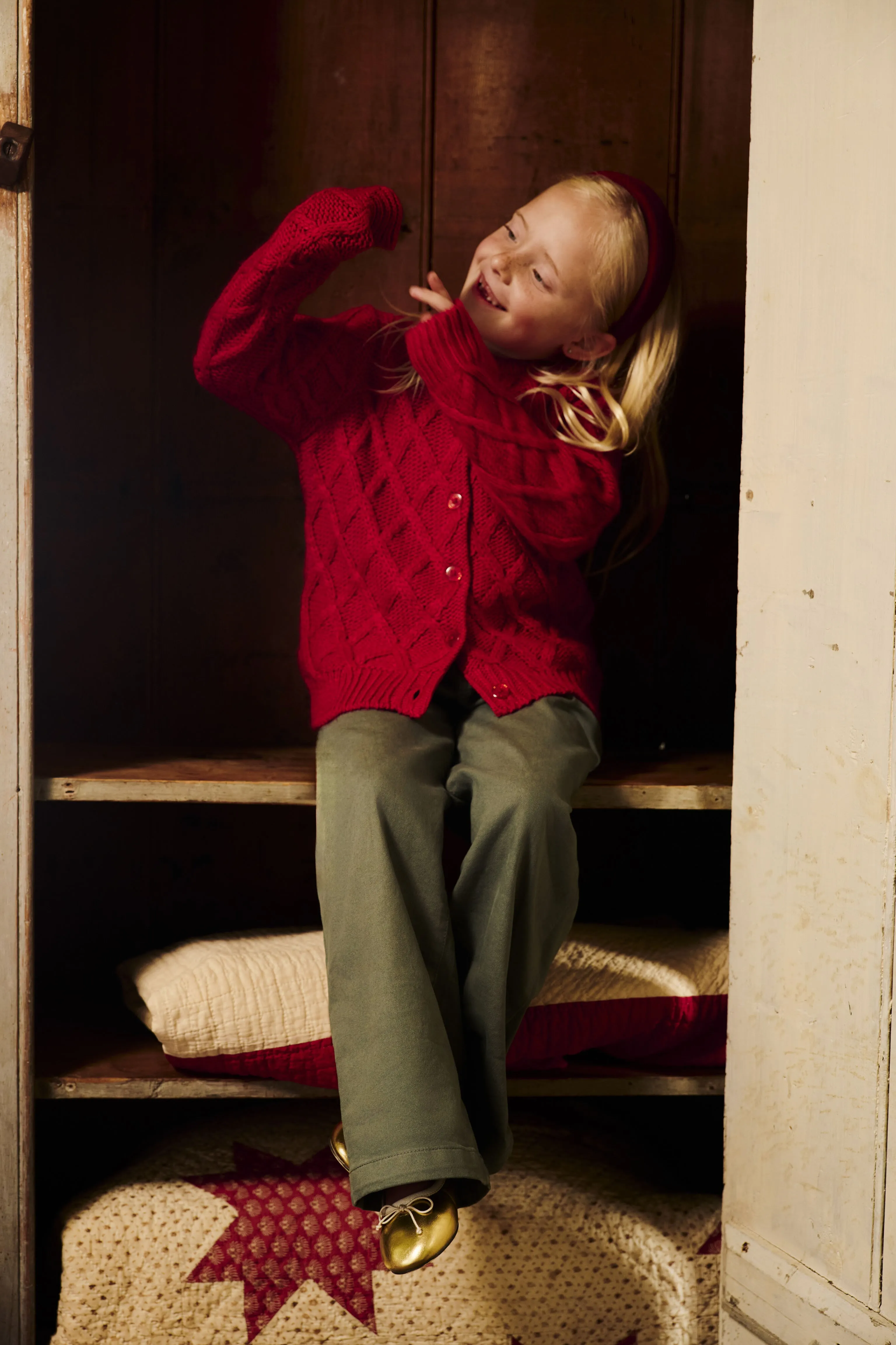 Red Katrina Sweater