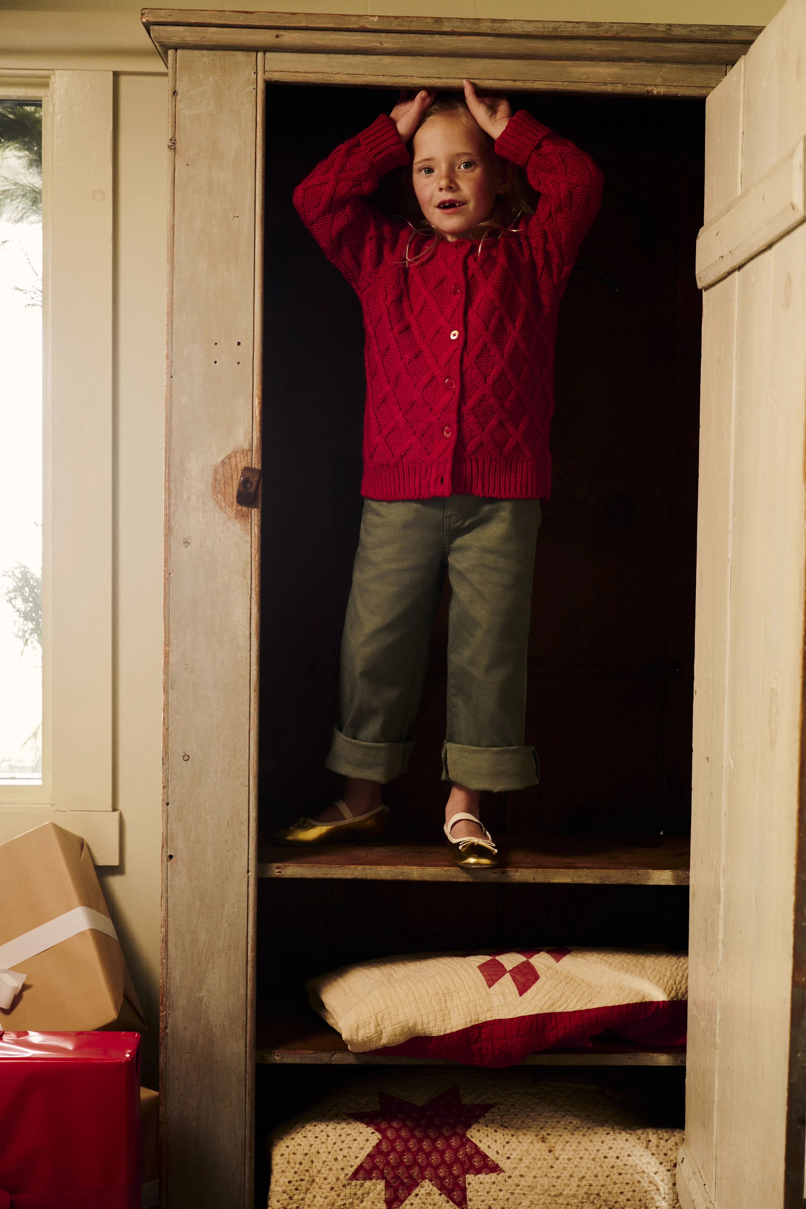 Red Katrina Sweater