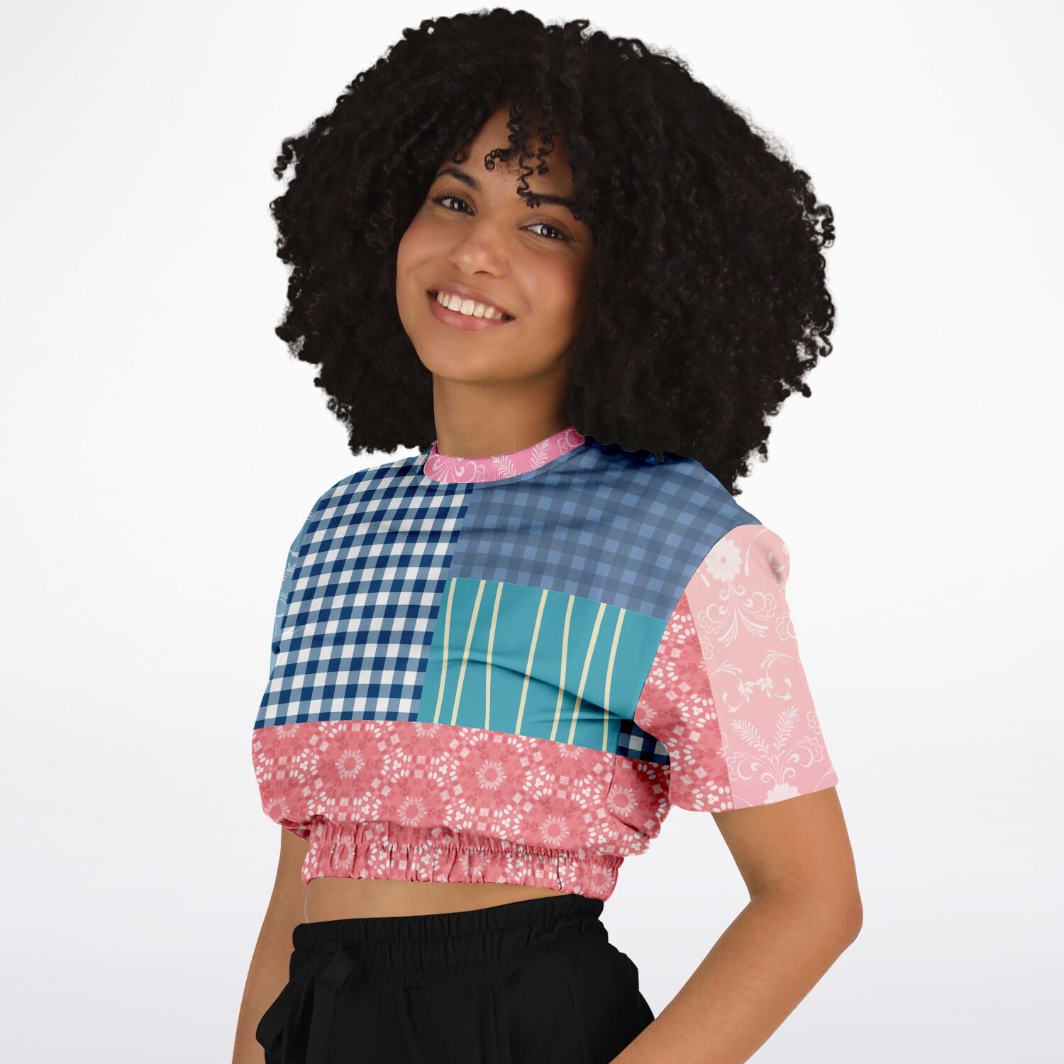 Rehoboth Short Sleeve Cropped Eco-Poly Sweater