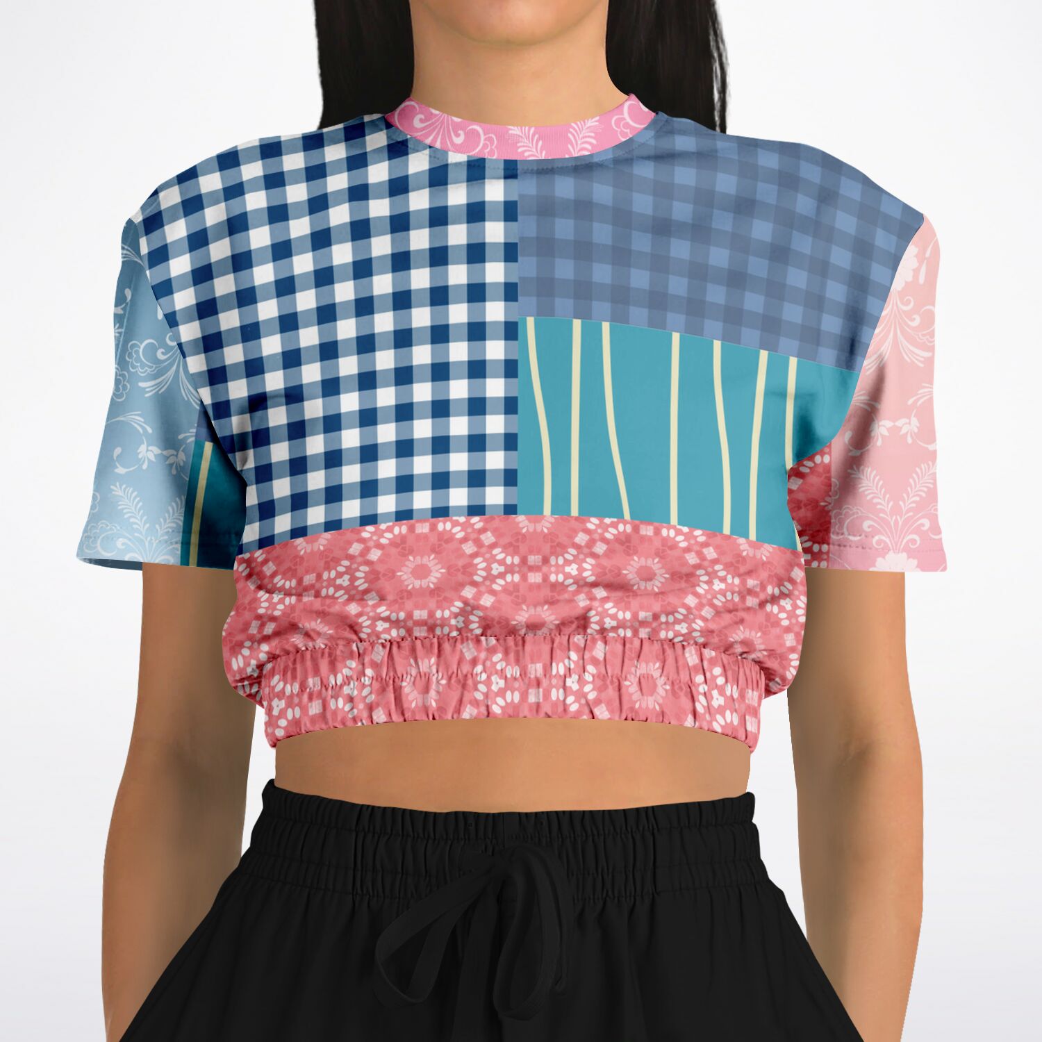 Rehoboth Short Sleeve Cropped Eco-Poly Sweater