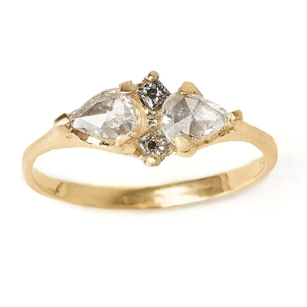 Rose cut diamond Penelope Ring