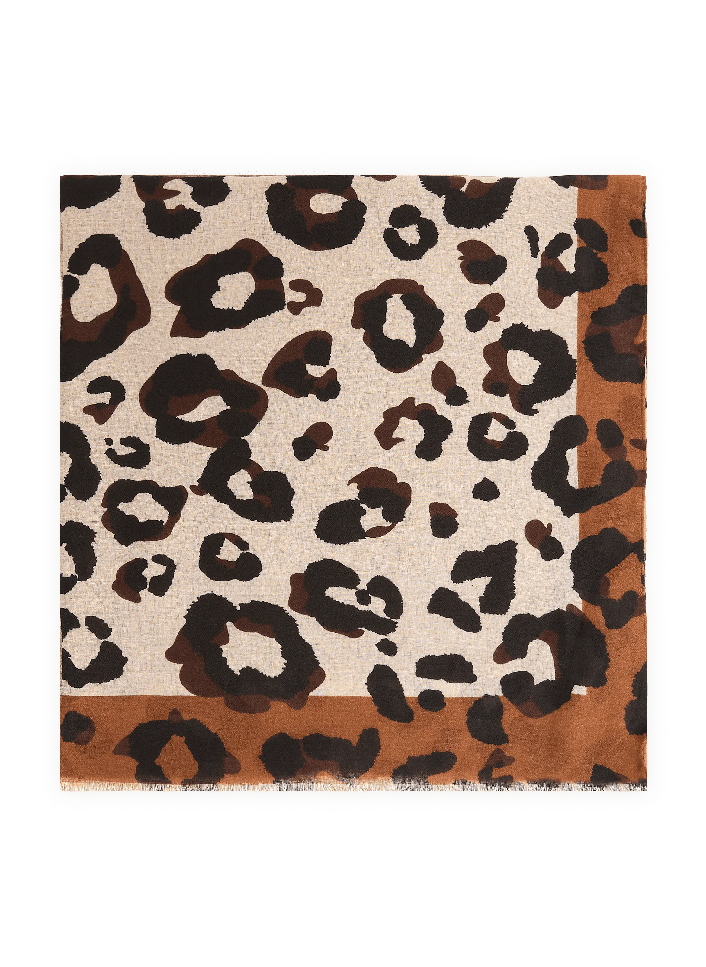 Saison 1865  Printed scarf - Brown