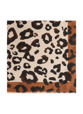 Saison 1865  Printed scarf - Brown