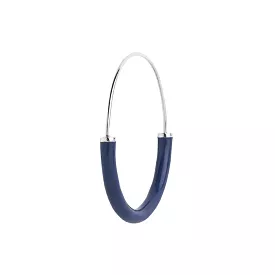 Serendipity Hoop Medium, Silver/Blue