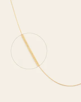 Serpentine Chain - 10k Solid Gold