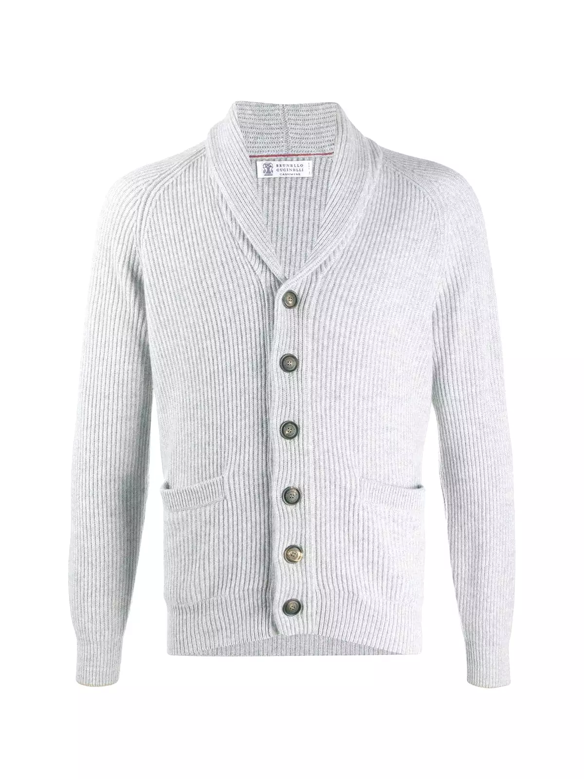 Shawl-neck cardigan