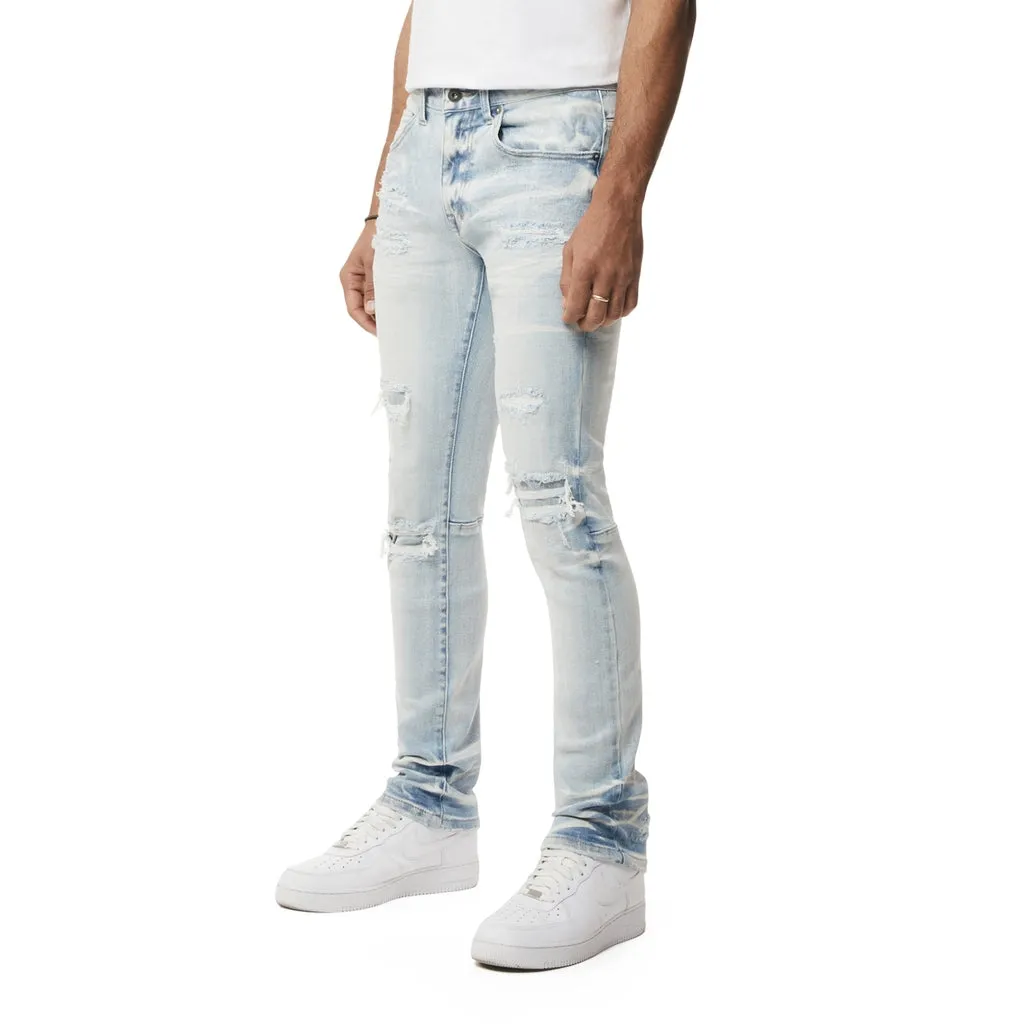 Slim Vintage Washed Jeans - Santorini Blue