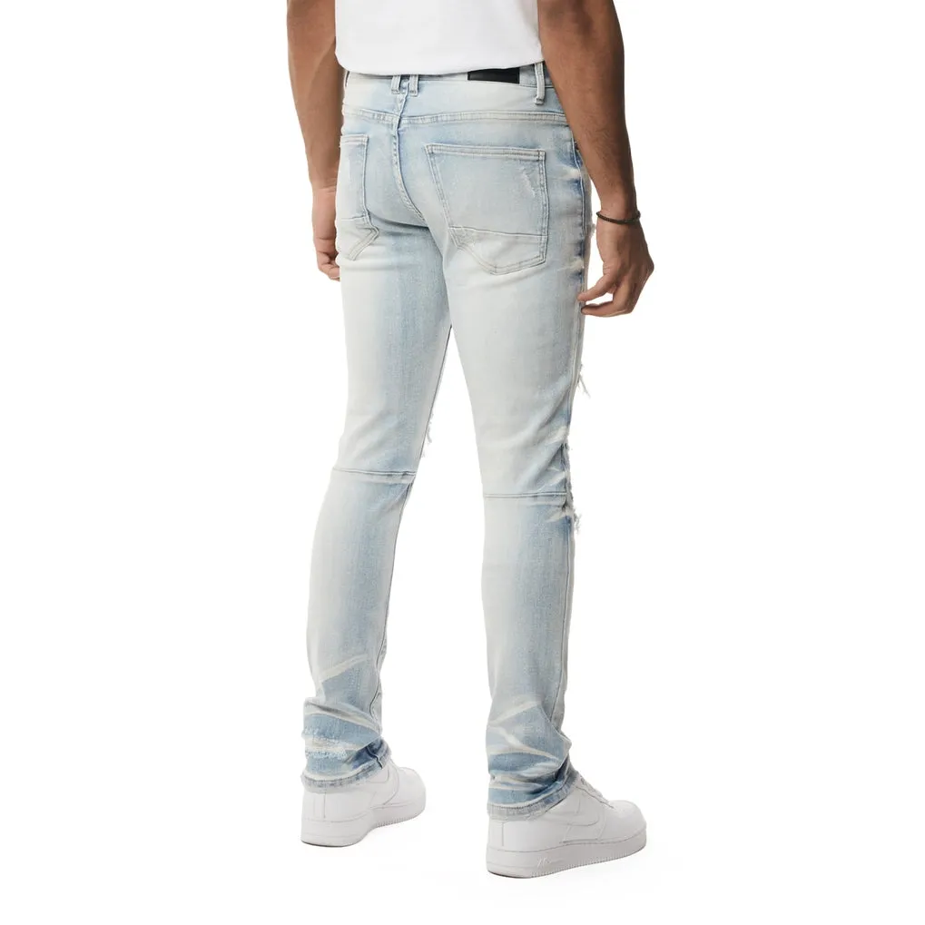 Slim Vintage Washed Jeans - Santorini Blue