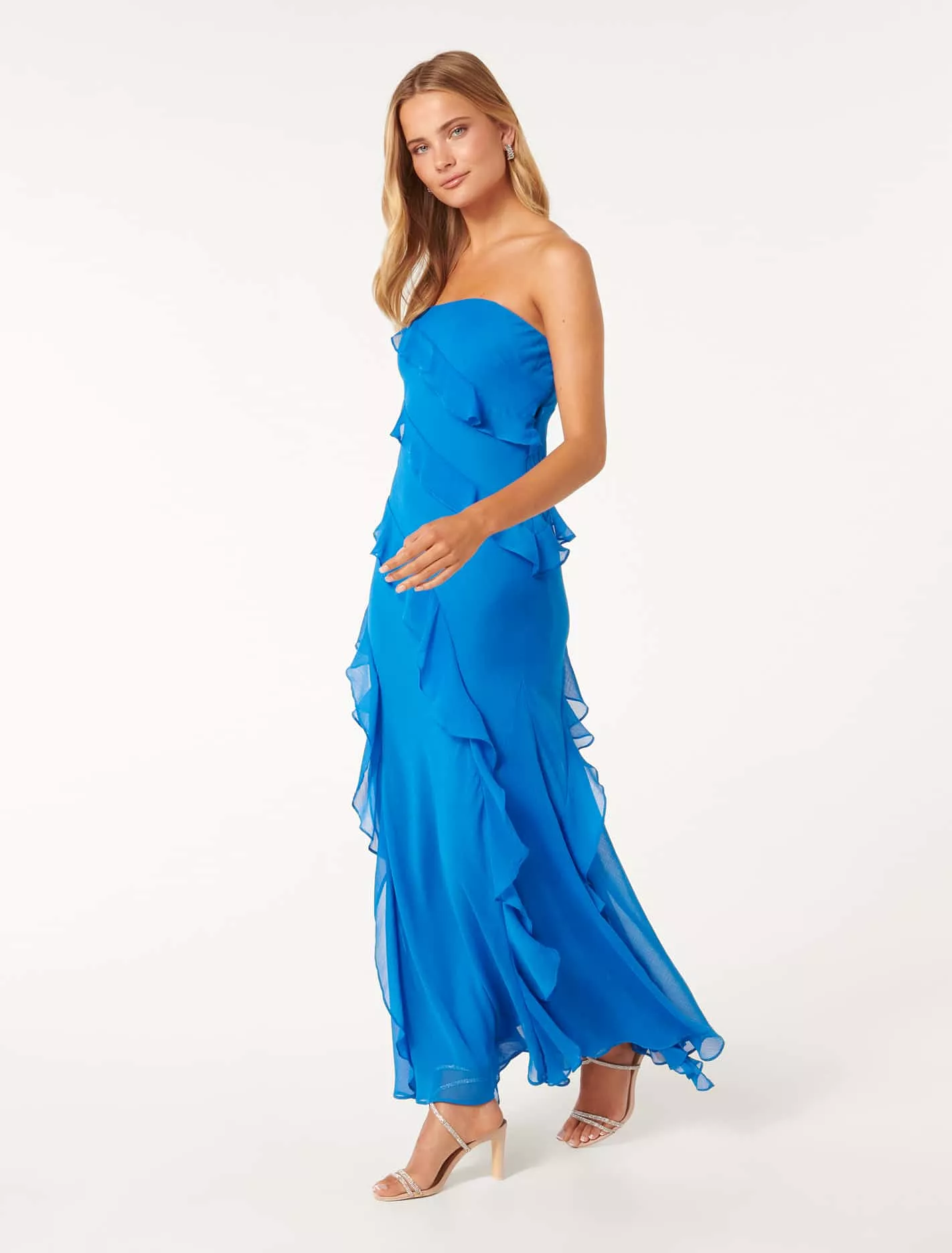 Stella Strapless Ruffle Dress