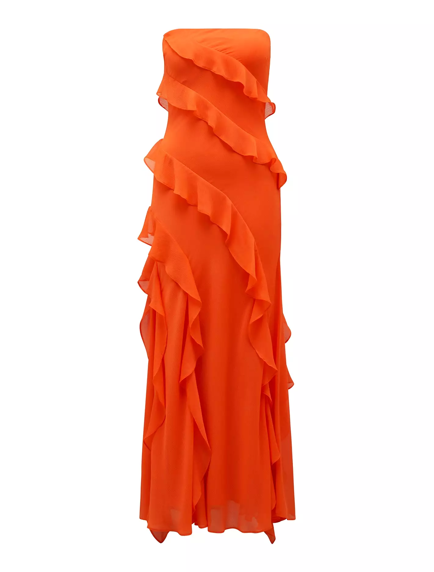 Stella Strapless Ruffle Dress