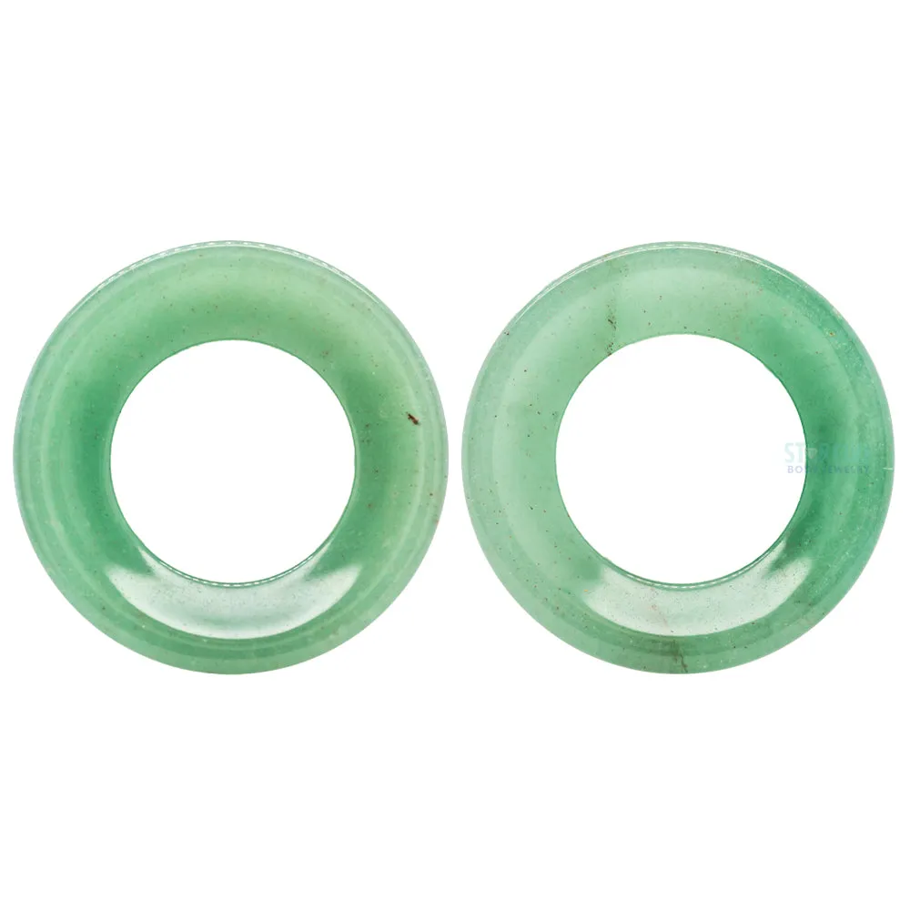 Stone Eyelets - Green Aventurine