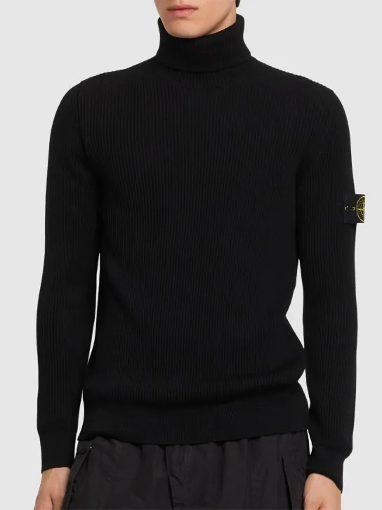 Stone Island   Wool turtleneck sweater 