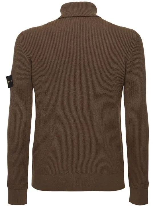 Stone Island   Wool turtleneck sweater 