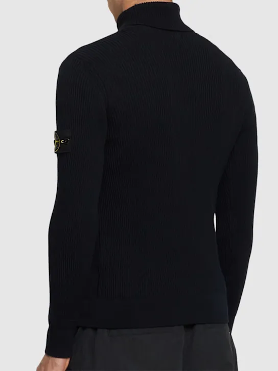 Stone Island   Wool turtleneck sweater 