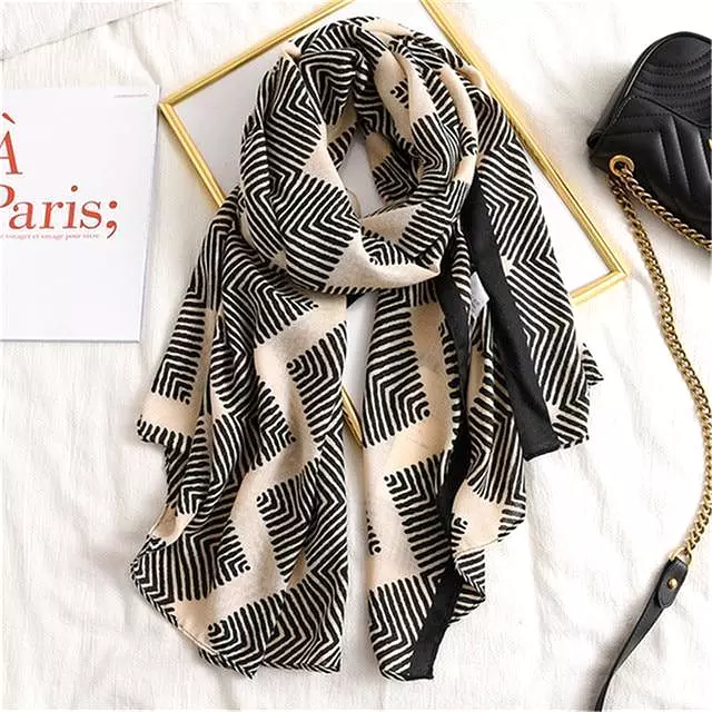 Striped Cotton Women Scarves