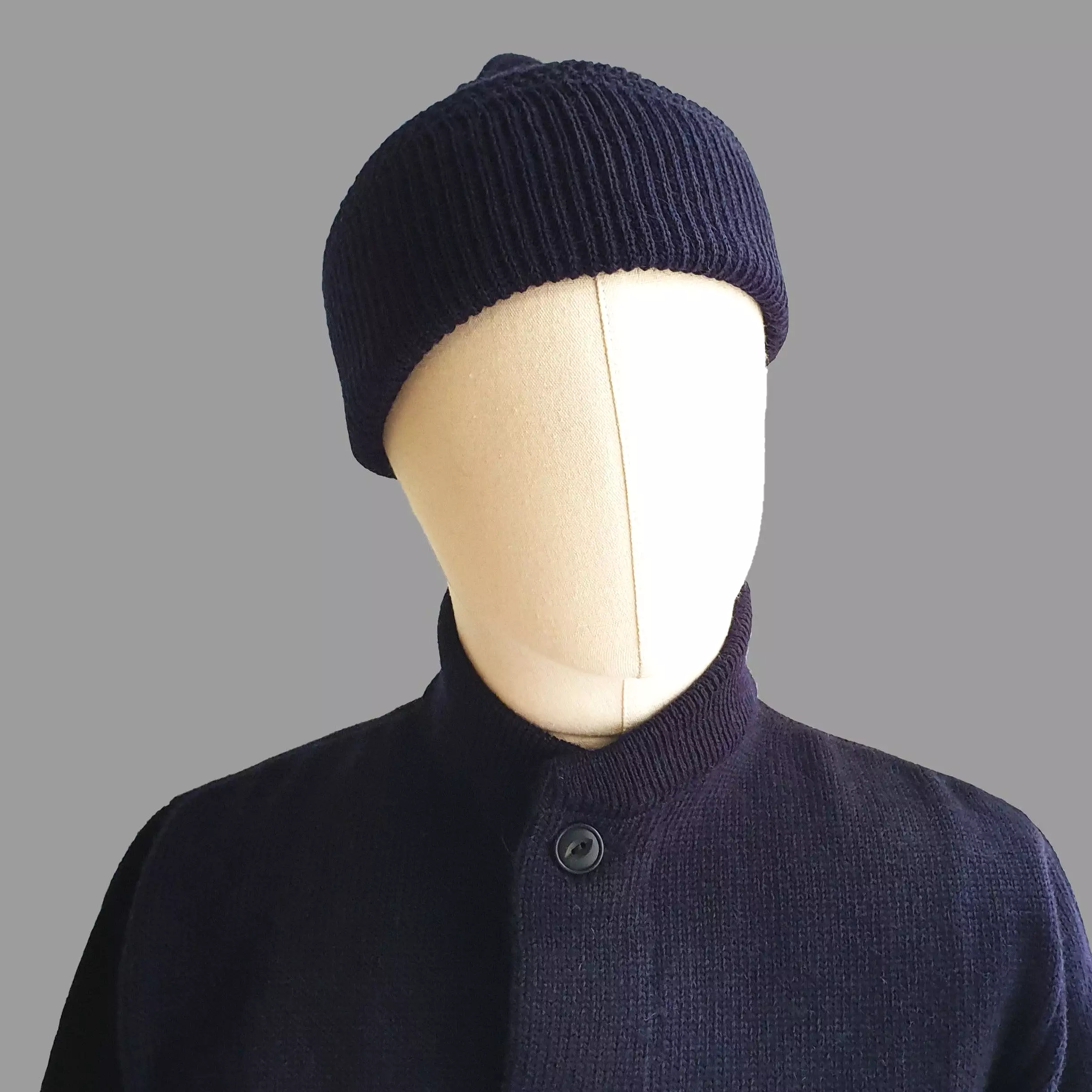 THE BRIG 2 CARDIGAN - NAVY