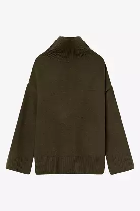 THE CLASSIC TURTLENECK - ARMY GREEN