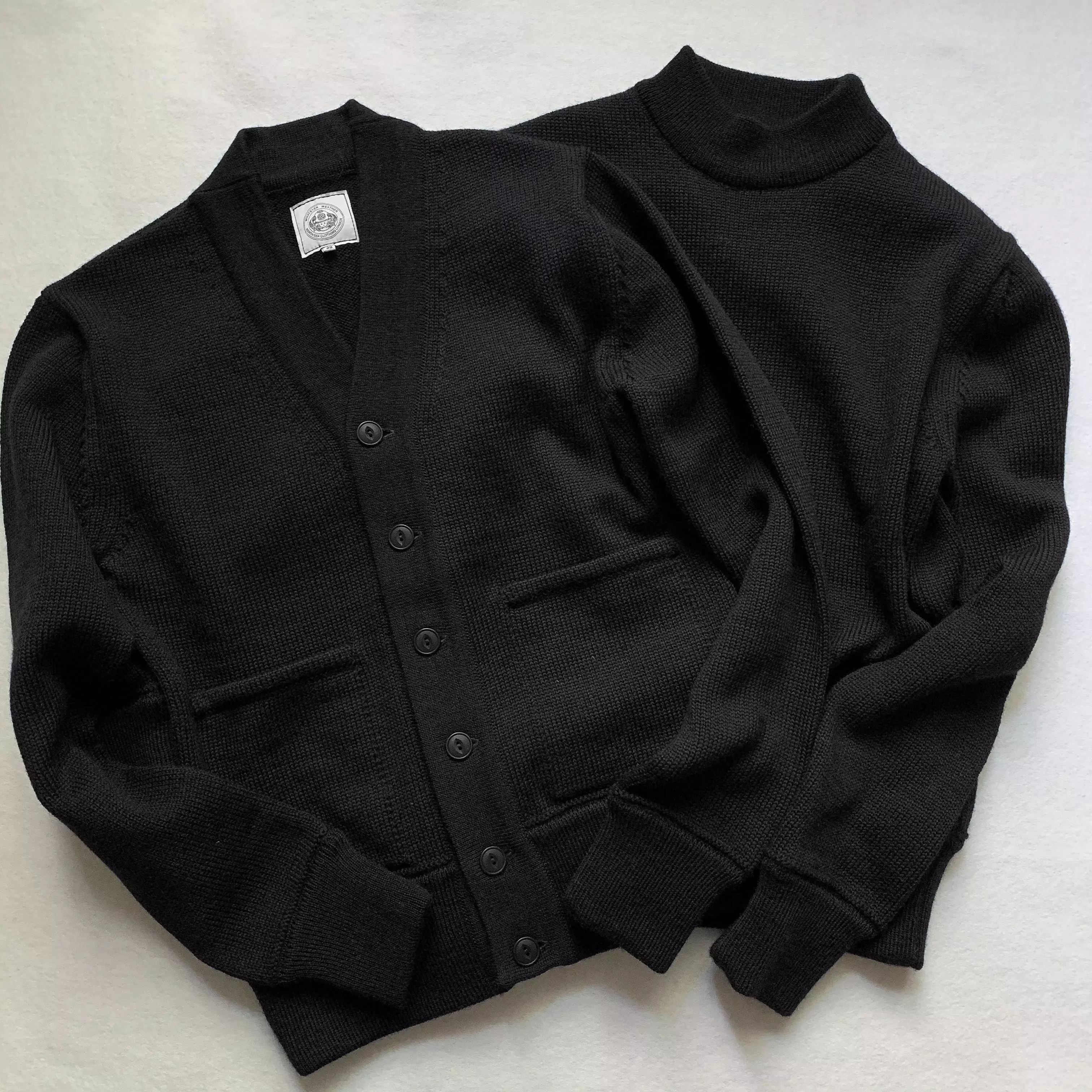 THE ENGINEER CARDIGAN - BLACK