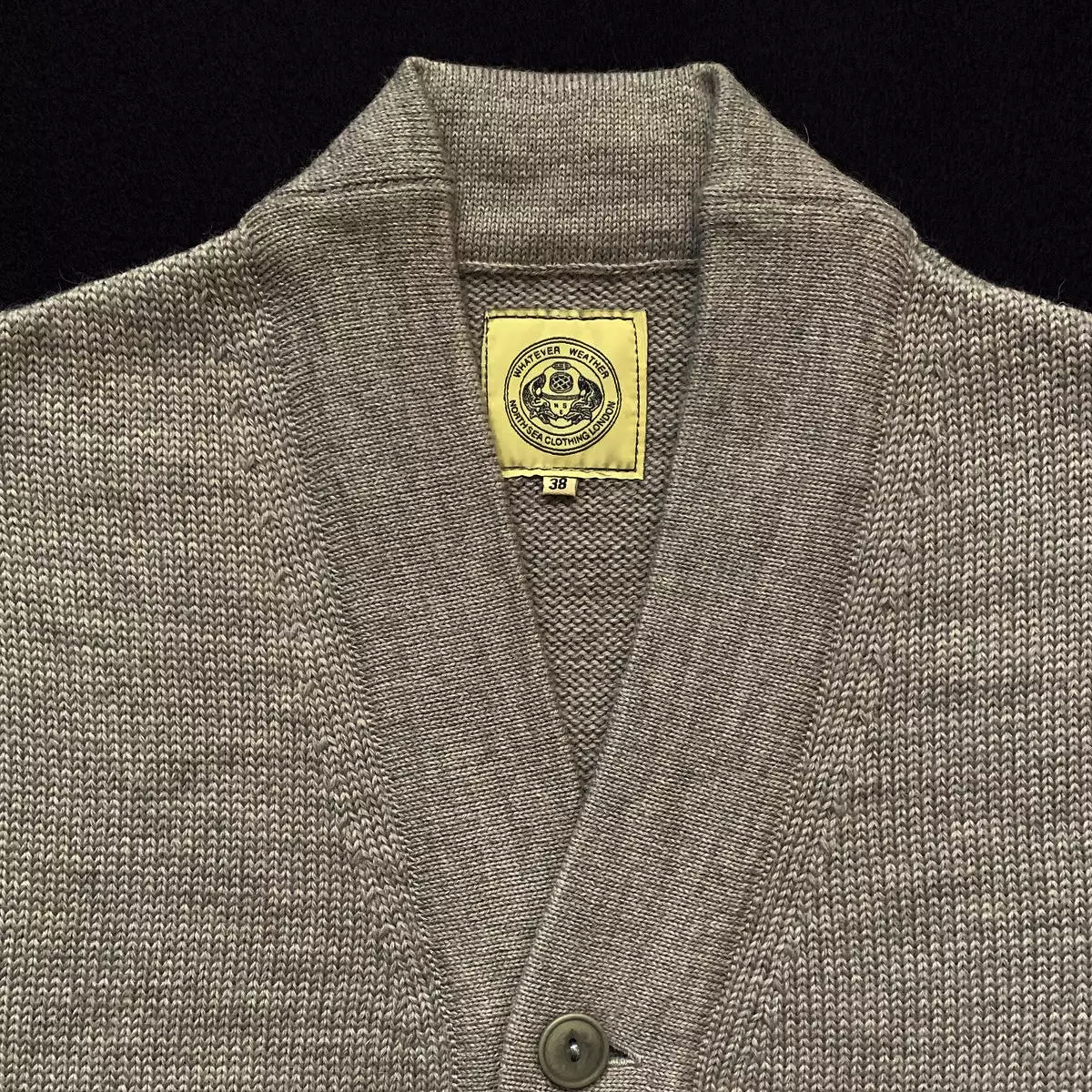 THE ENGINEER CARDIGAN - MID GREY