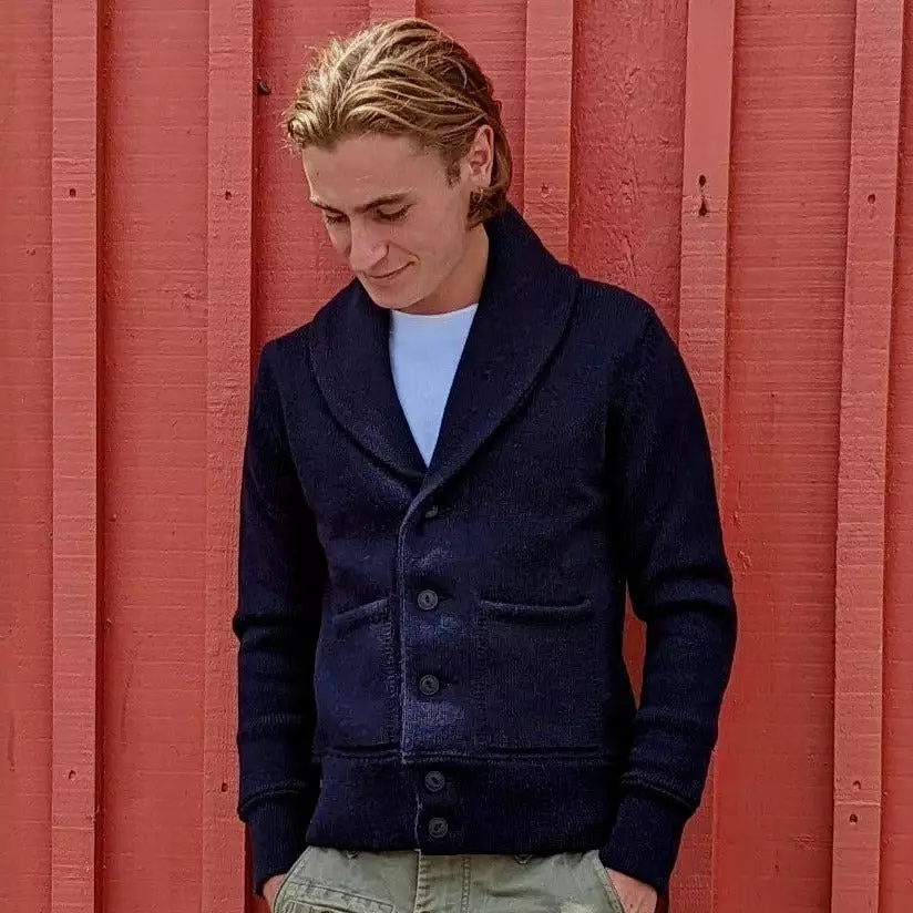 THE EXPLORER CARDIGAN - NAVY