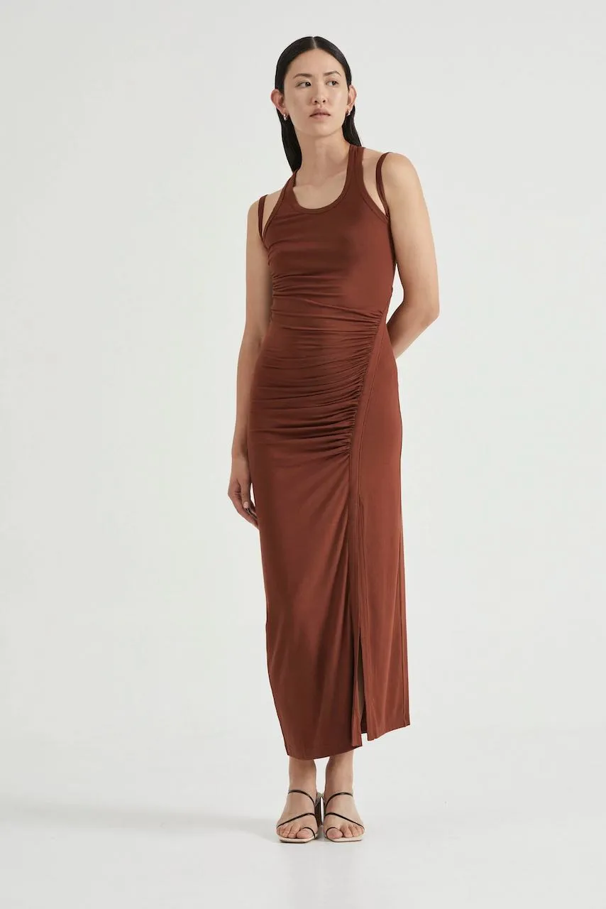 Third Form Push Pull Tank Dress - Cinnamon