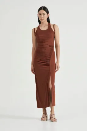 Third Form Push Pull Tank Dress - Cinnamon