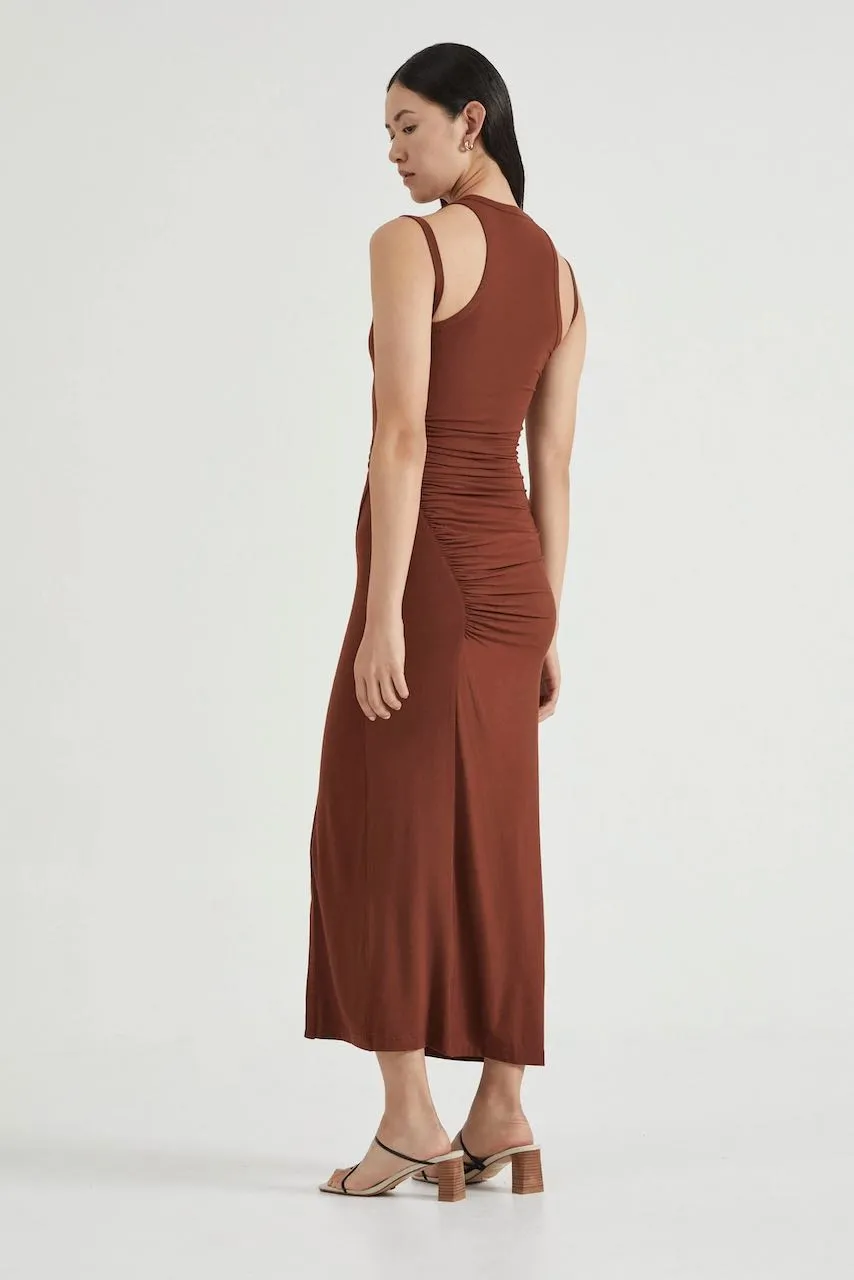 Third Form Push Pull Tank Dress - Cinnamon