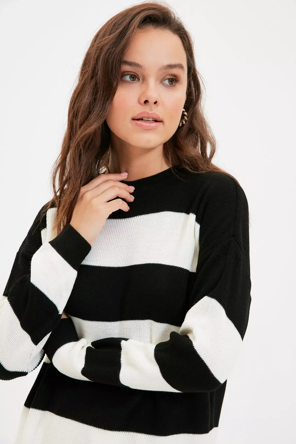 Trendyol Striped Knitwear Sweater