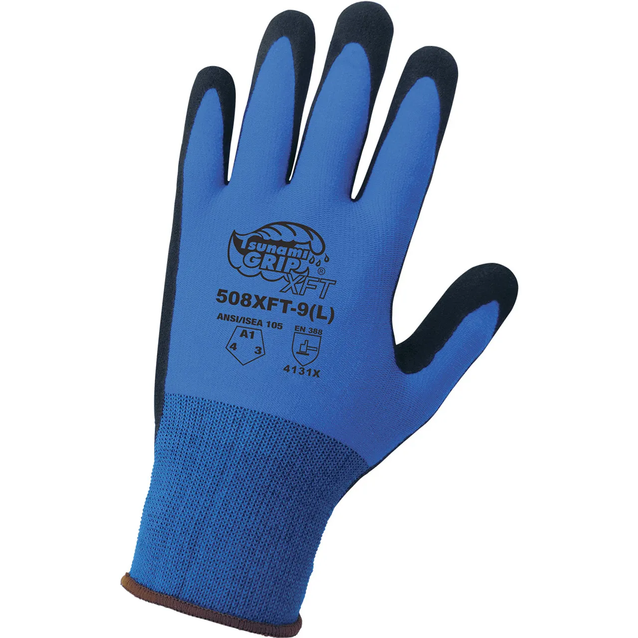 Tsunami Grip® XFT Seamless Xtreme Coated Gloves Cut Abrasion Puncture Resistance - Dozen 508XFT