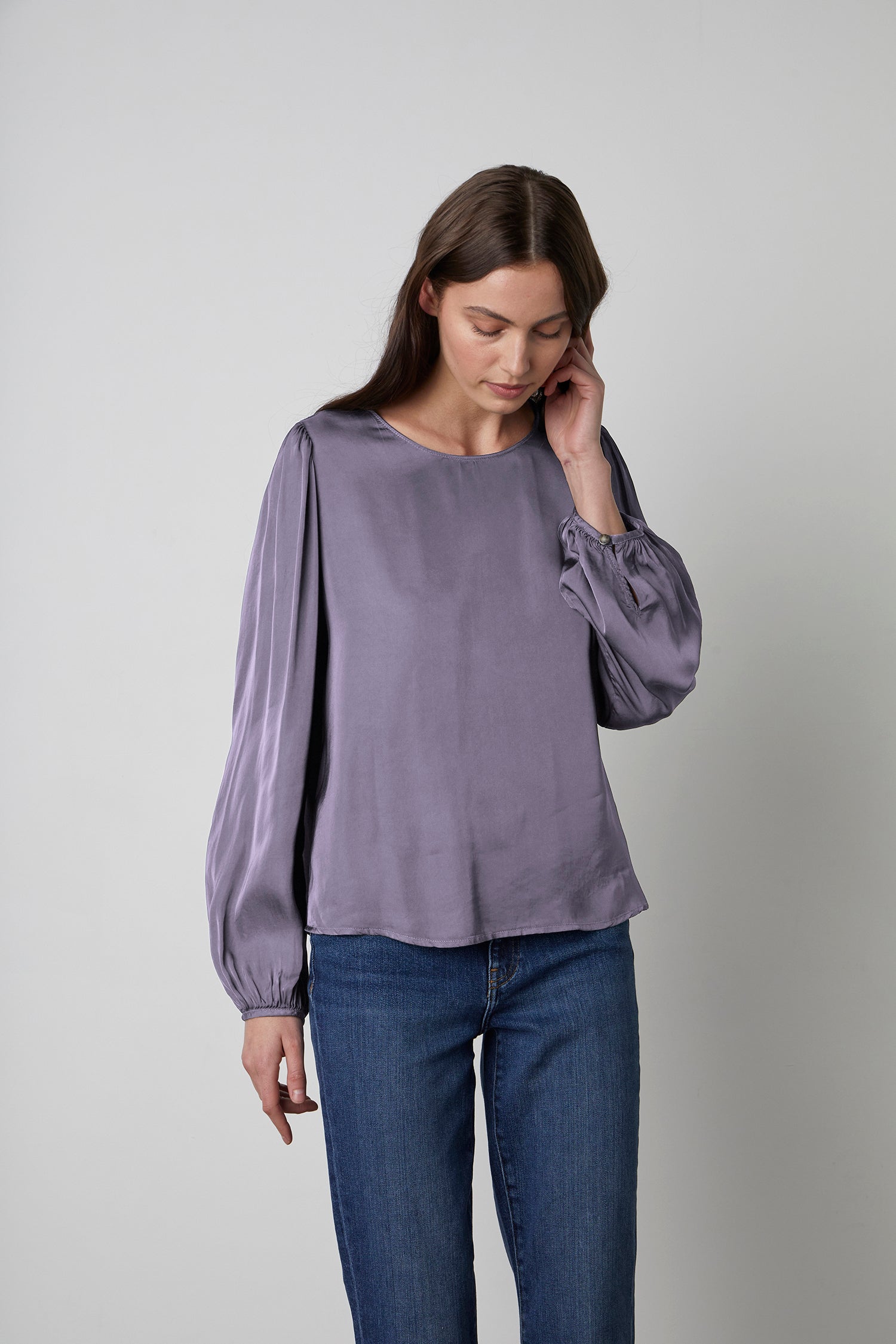 Velvet Women's Satin Viscose Blouse - BAYBERRY