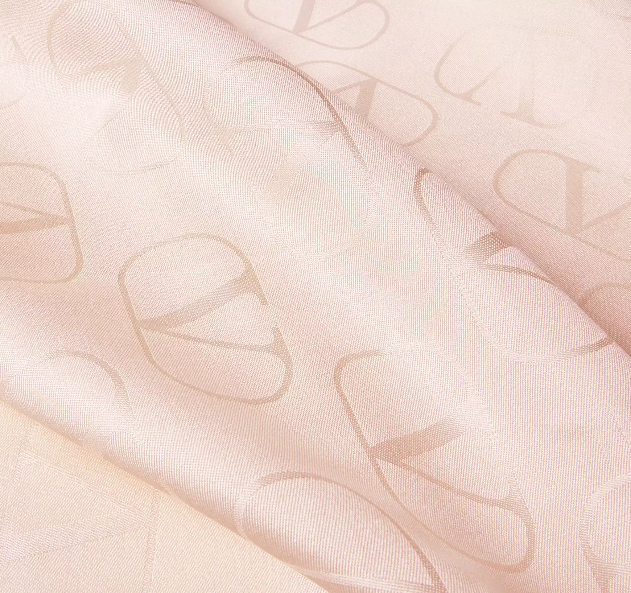 VLogo Signature Silk Shawl, Poudre