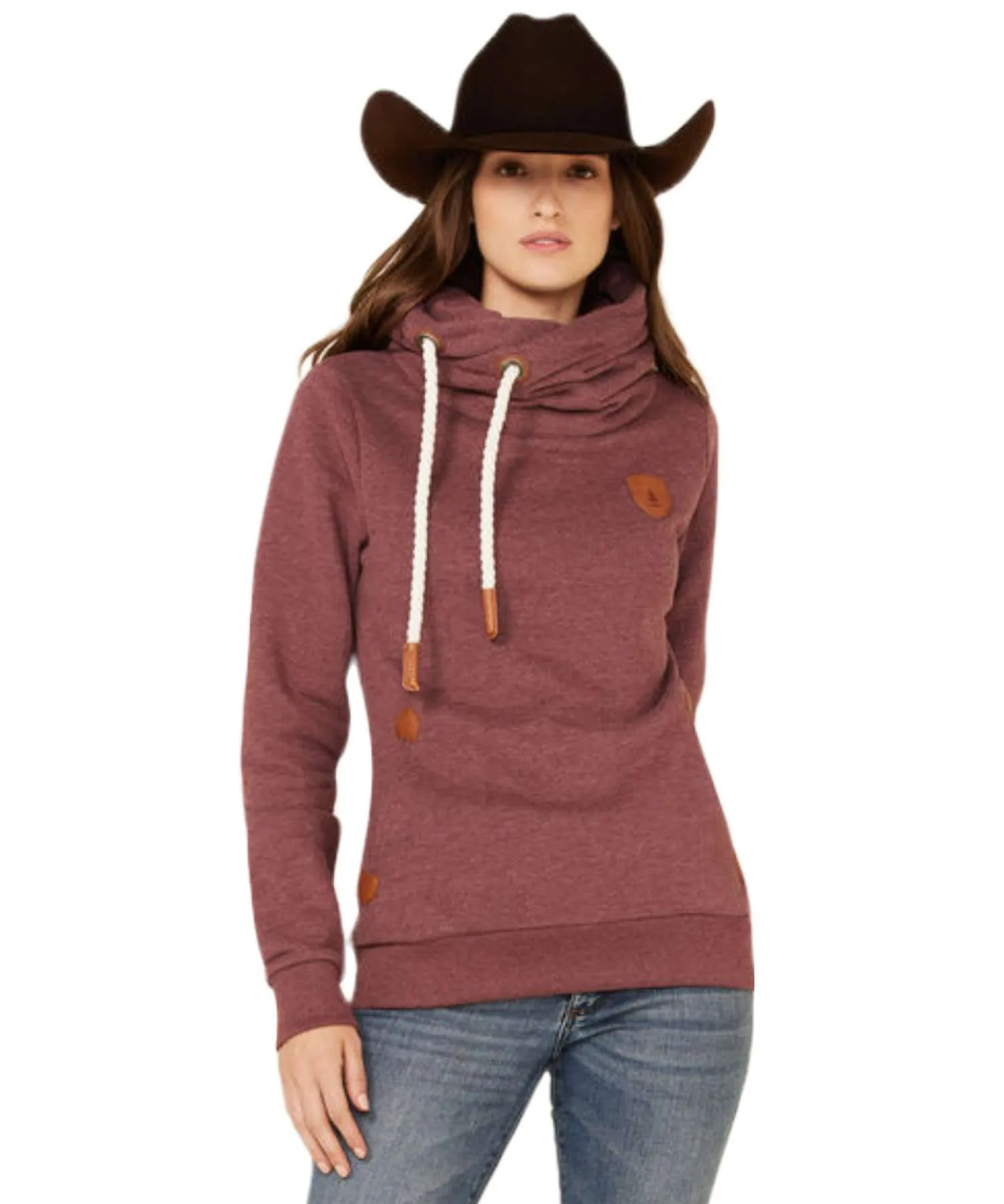 Wanakome Women’s Artemis Hoodie – Rhubar