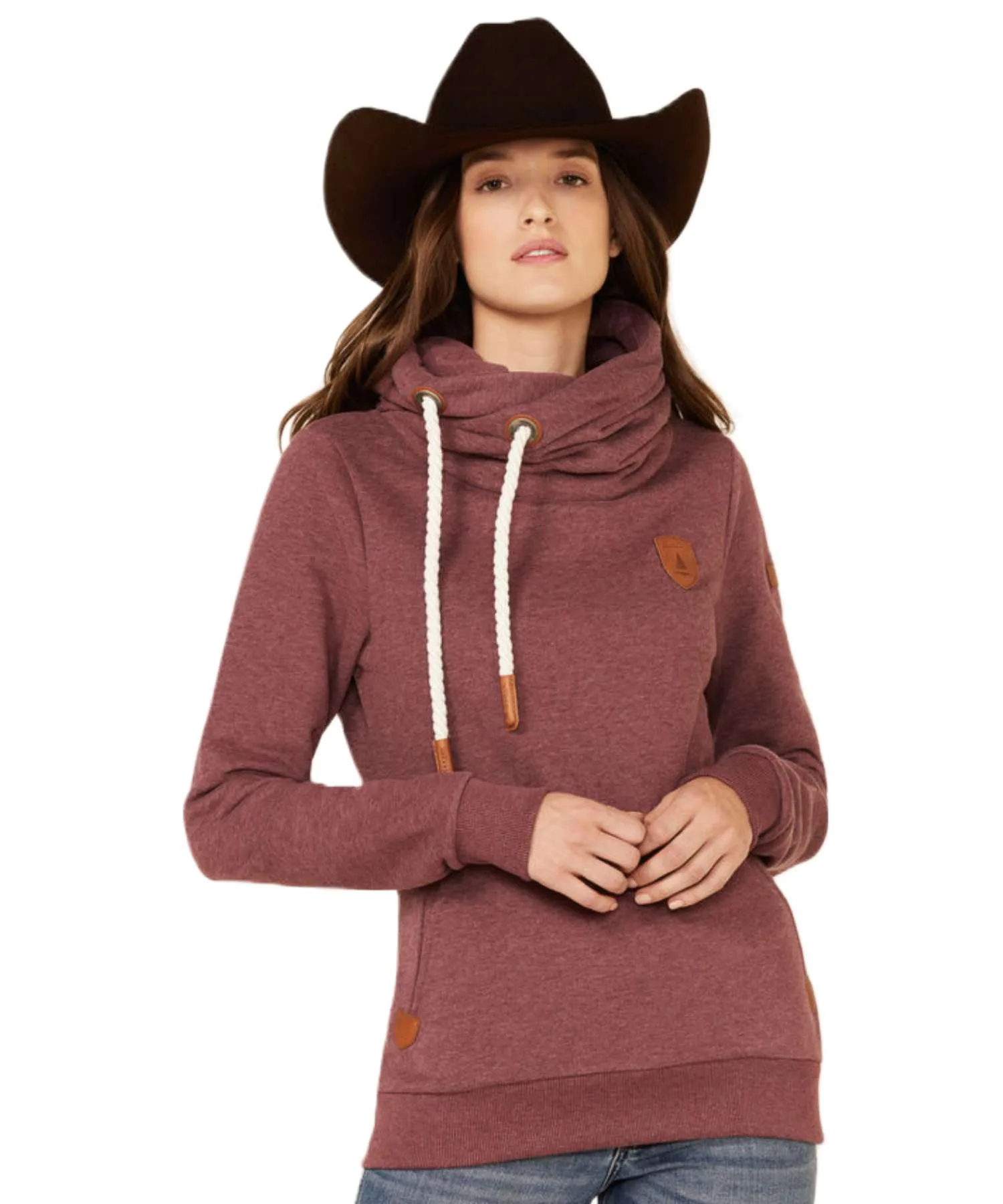 Wanakome Women’s Artemis Hoodie – Rhubar