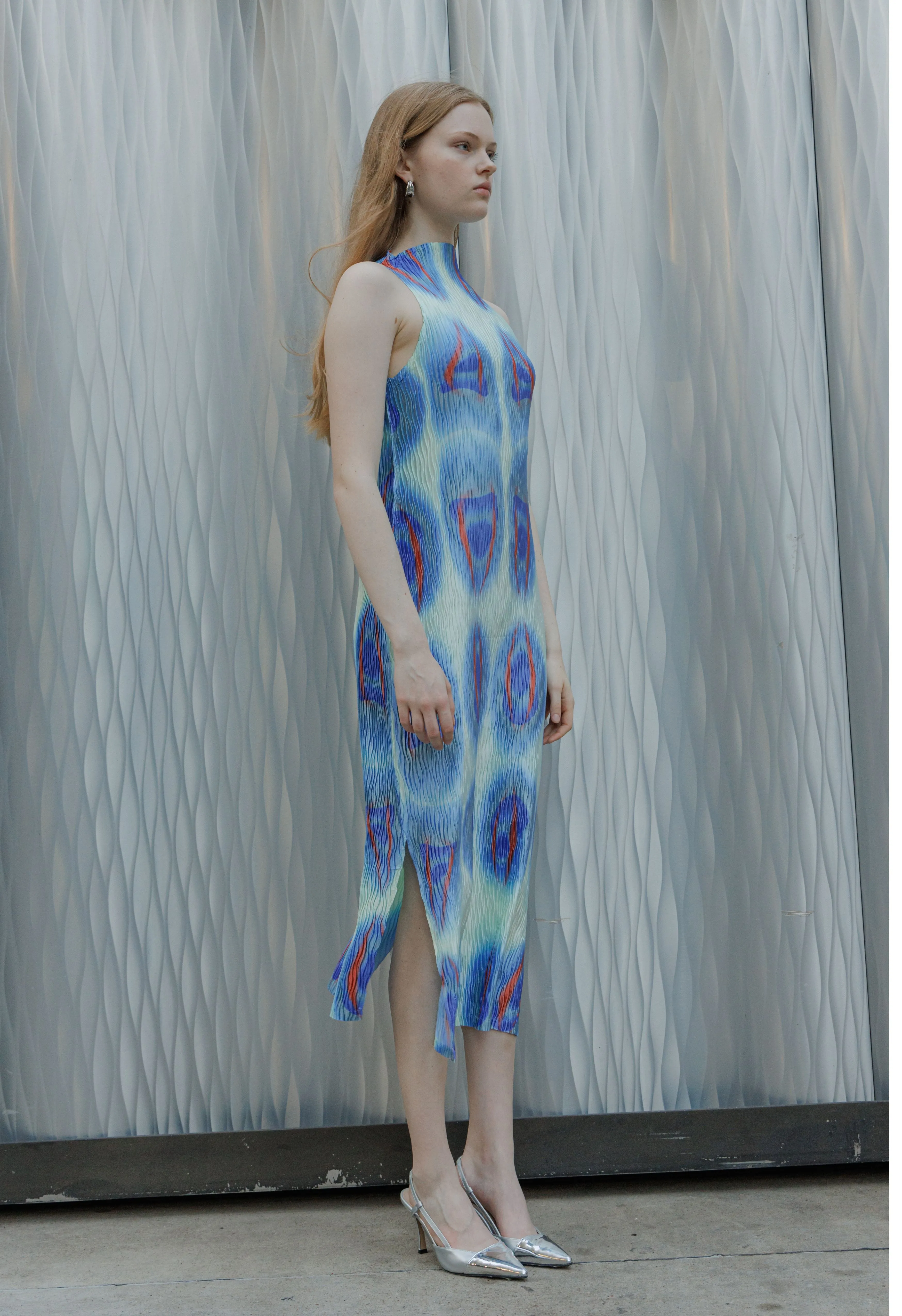 Wave Tank Dress in Morph