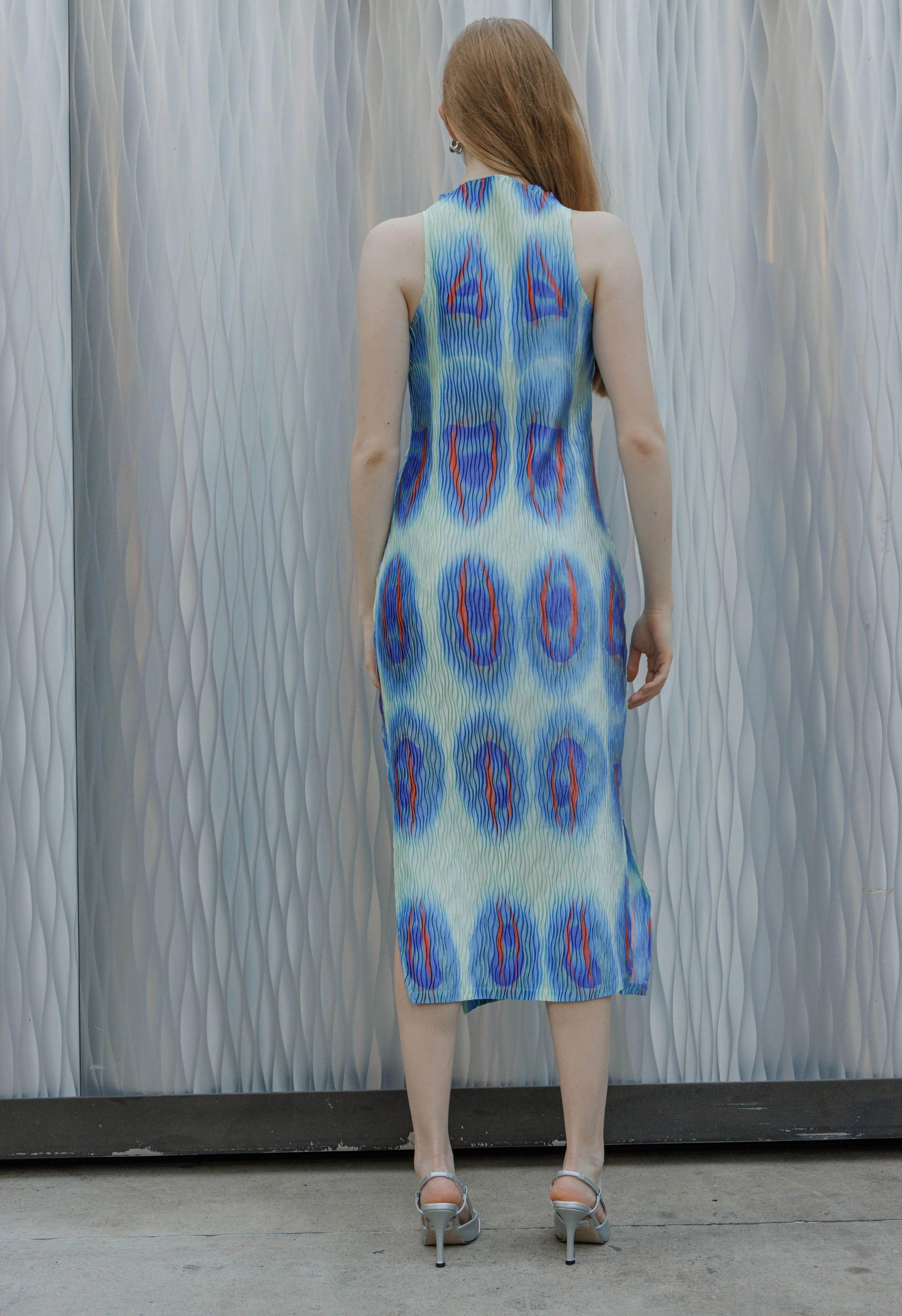 Wave Tank Dress in Morph