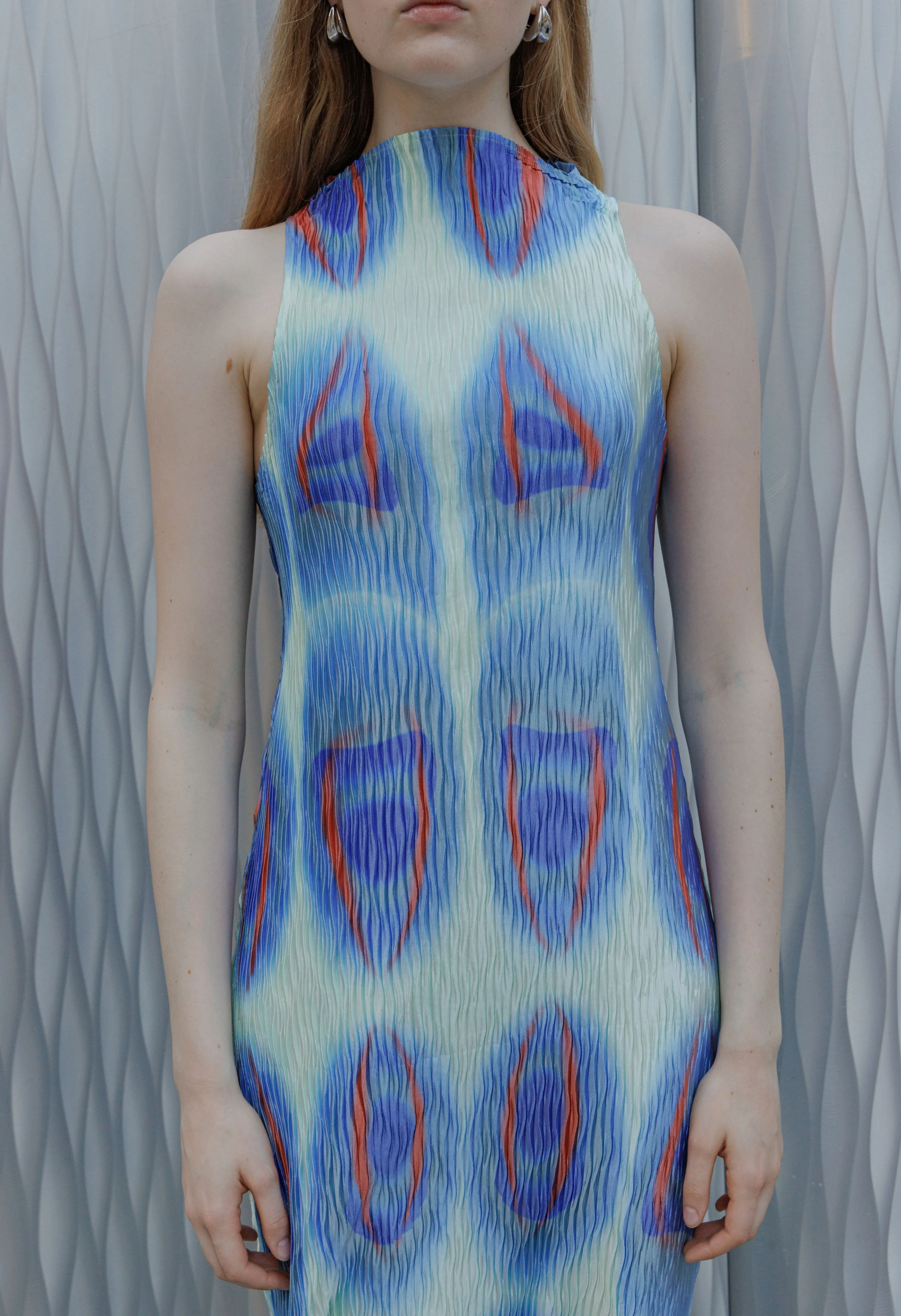 Wave Tank Dress in Morph