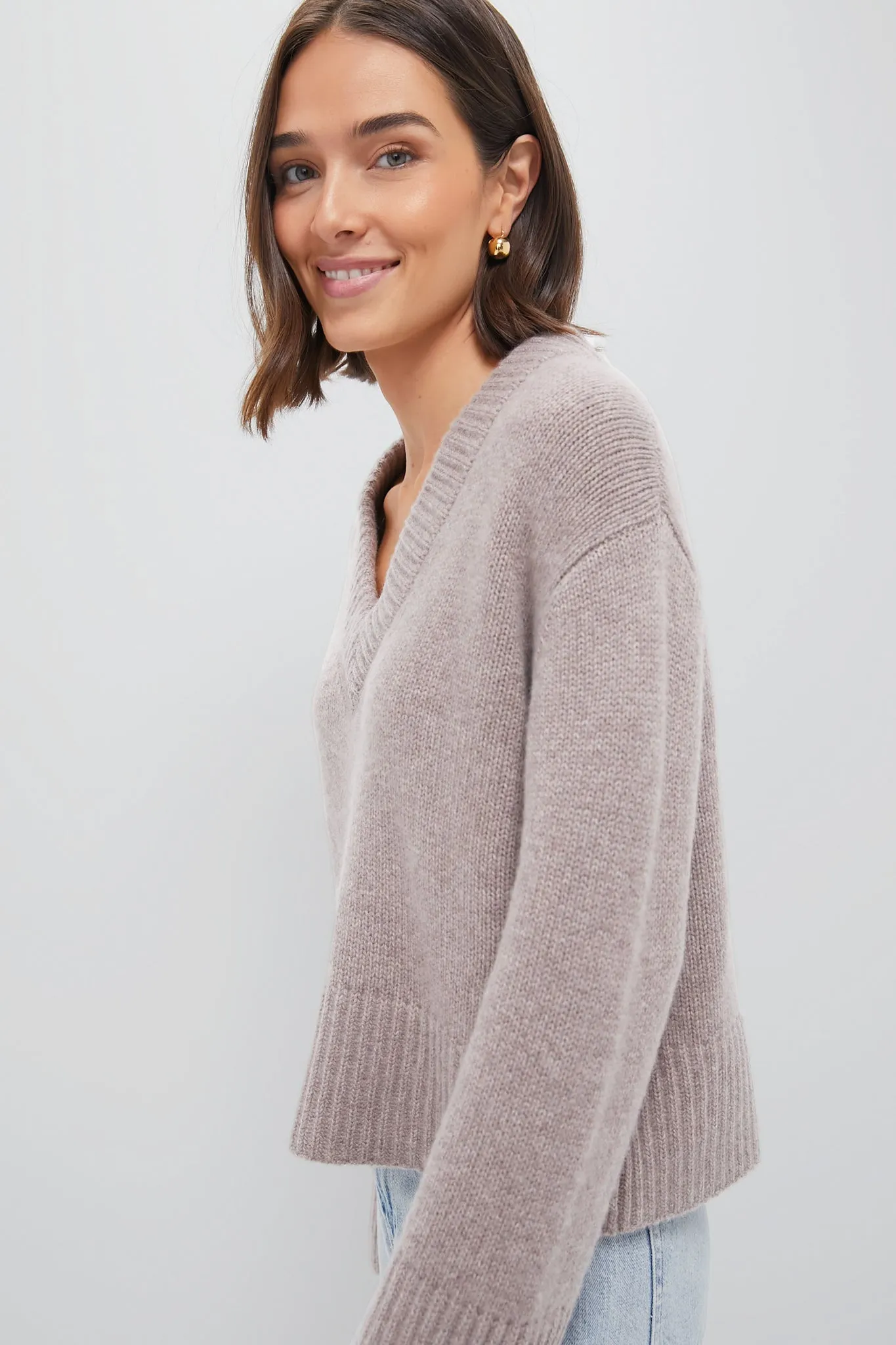 Wheat Rory Cashmere V-Neck Sweater