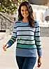 Witt Striped Round Neck Sweater