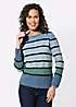 Witt Striped Round Neck Sweater