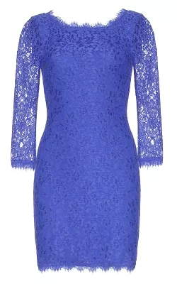 Zarita Lace Dress Blue